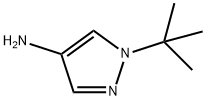 4-氨基-1-叔丁基吡唑 结构式