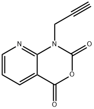 1-(丙-2-炔基)-1H-吡啶并[2,3-D][1,3]恶嗪-2,4-二酮 结构式