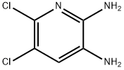 5,6-二氯吡啶-2,3-二胺 结构式