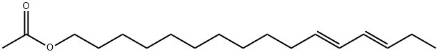 (Z,E)-11,13-Hexadecadienyl acetate 结构式
