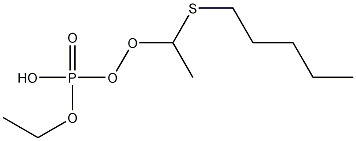 1-[(amylthio)-ethoxy-phosphoryl]oxyethane 结构式