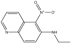 6-ETHYLAMINO-5-NITROQUINOLINE 结构式