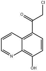 2-chloro-1-(8-hydroxyquinolin-5-yl)ethanone 结构式