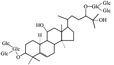 罗汉果皂苷A3结构式