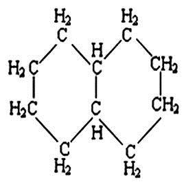 十氢萘分子结构图