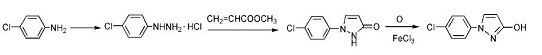 中间体1-（4-氯苯基）-3-吡唑醇的制备