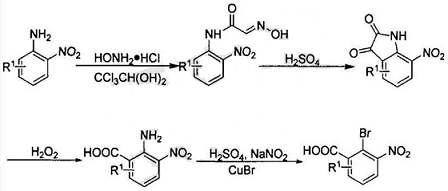 2-溴-3-硝基苯甲酸的制备