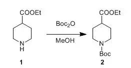 叔丁氧羰基保护氨基反应案例
