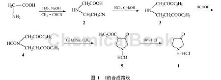 3-吡咯烷酮盐酸盐的制备方法及有机合成中的应用