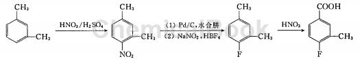  4-氟-3-甲基苯甲酸的制备方法