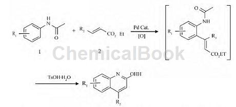 2-羟基喹啉的制备及其做为有机中间体的应用