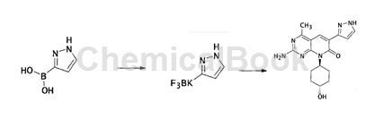 1H-吡唑-5-三氟硼酸钾的制备方法
