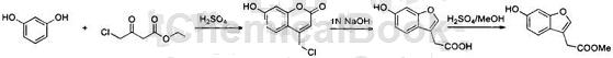 2,3-二氢-6-羟基-3-香豆酮乙酸甲酯的制备