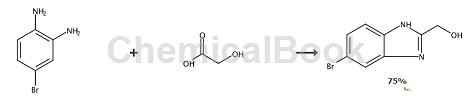 2-羟甲基-5-溴苯并咪唑的制备