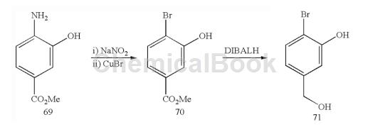 2-溴-5-羟基甲基苯酚的制备