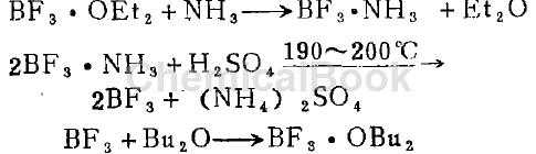 三氟化硼丁醚络合物的合成路线