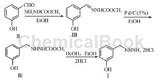 3-羟基苄肼二盐酸盐的制备方法