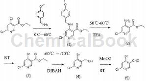 4-溴-6-氯烟醛的制备方法