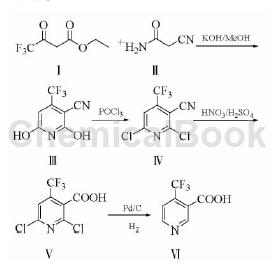 4-三氟甲基烟酸的制备