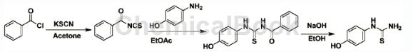 1-(对羟基苯基)-2-硫脲的应用