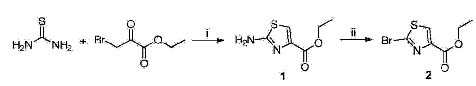 2-溴噻唑-4-甲酸乙酯的制备方法和应用