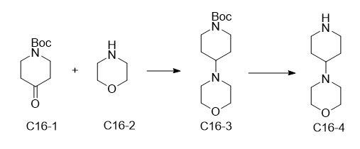  4-(4-哌啶基)吗啉的合成路线