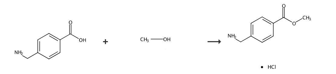 4-氨甲基苯甲酸甲酯盐酸盐的制备方法