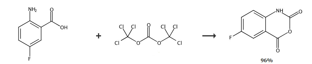  5-氟靛红酸酐的合成路线