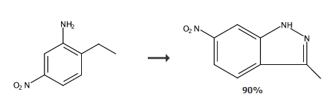  3-甲基-6-硝基-1H-吲唑的合成路线