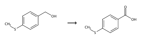 4-甲硫基苯甲酸的制备