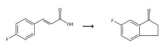 6-氟-1-茚酮的合成路线