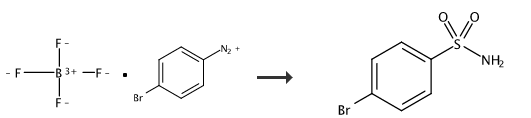  4-溴苯磺酰胺的合成路线