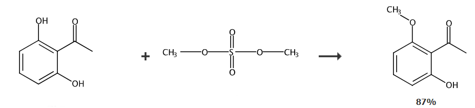 1-(2-羟基-6-甲氧基苯基)乙基-1-酮的合成路线
