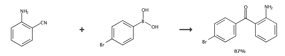 2-氨基-4' -溴苯并二苯甲酮的合成路线