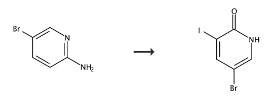 2-羟基-3-碘-5-溴吡啶的制备