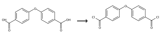  4,4-氯甲酰基苯醚的合成路线