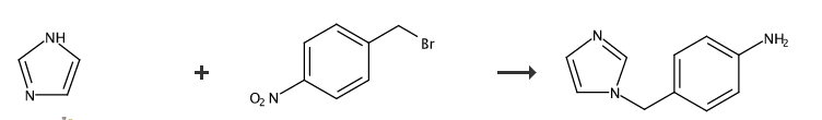  1-(4-氨基苄基)-1H-咪唑的合成路线