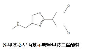 N-甲基-2-异丙基-4-噻唑甲胺二盐酸盐的合成方法