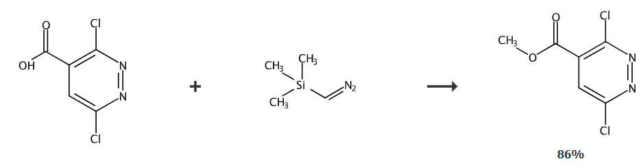 甲基 3,6-二氯哒嗪-4-羧酸乙酯的制备和应用