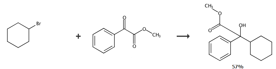 2-环己基-2-羟基苯乙酸甲酯的合成路线
