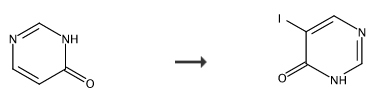  4-羟基-5-碘嘧啶的合成路线
