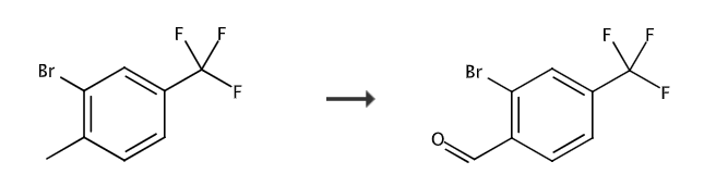 2-溴-4-三氟甲基苯甲醛的合成路线