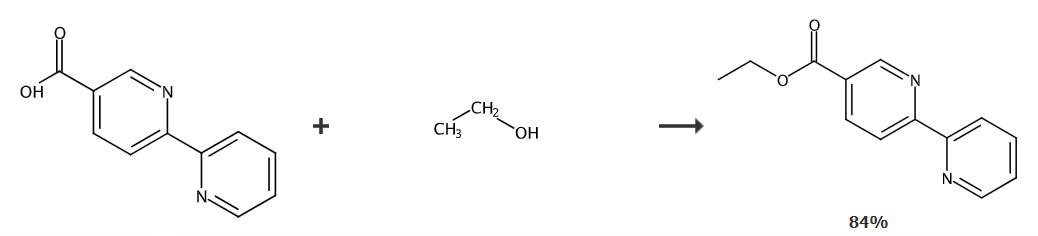  2,2'-联吡啶-5-甲酸乙酯的合成路线