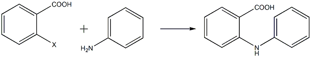 N-苯基邻氨基苯甲酸的用途和制备