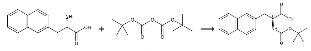 Boc-3-(2-萘基)-L-丙氨酸的制备和应用
