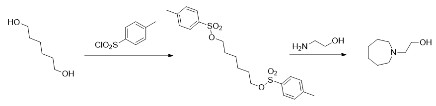 2-(六甲撑亚胺)乙醇的制备