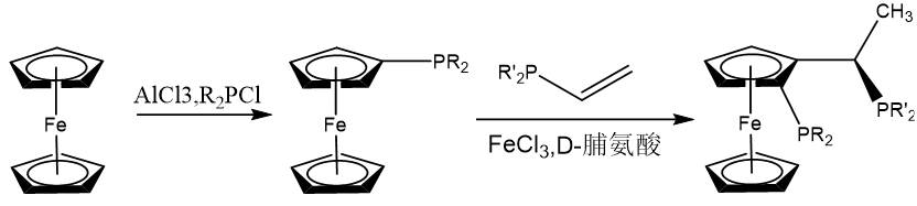 (S)-(+)-1-[(R)-2-(二苯基膦)二茂铁]乙基二环已基膦的制备