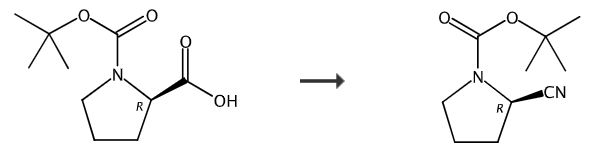 (R)-1-Boc-2-氰基吡咯烷的制备