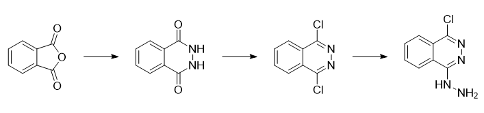 1-氯-4-肼基酞嗪的制备和应用