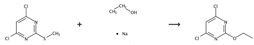  2-乙氧基-4,6-二氯嘧啶的合成路线